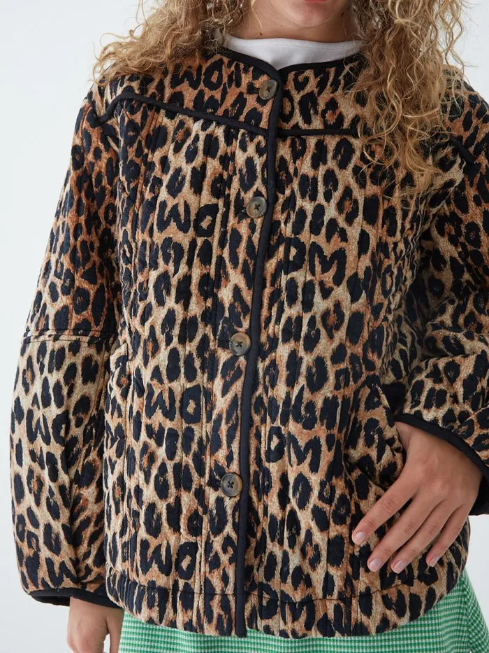 Women Macey Quilted Jacket Leopard Lisa Says Gah Jackets Outerwear Women Macey Quilted Jacket Leopard Lisa Says Gah Jackets Outerwear