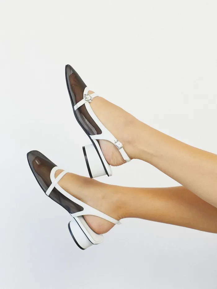 Women Mackie Heel Black Mesh Lisa Says Gah Heels