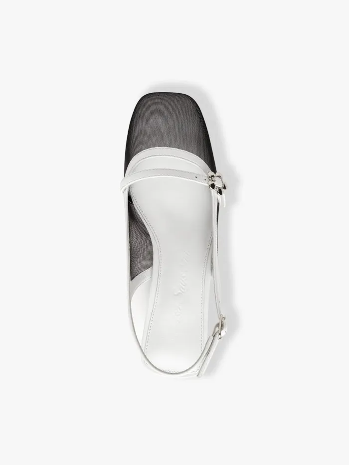 Women Mackie Heel Black Mesh Lisa Says Gah Heels