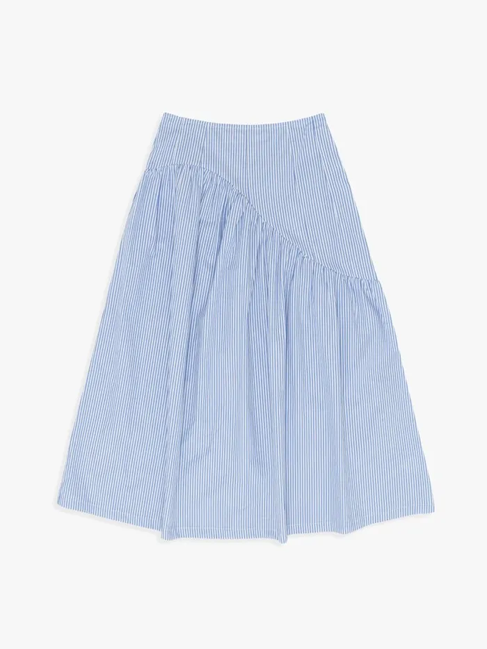 Women Maeve Midi Skirt Blue Stripe Lisa Says Gah Skirts
