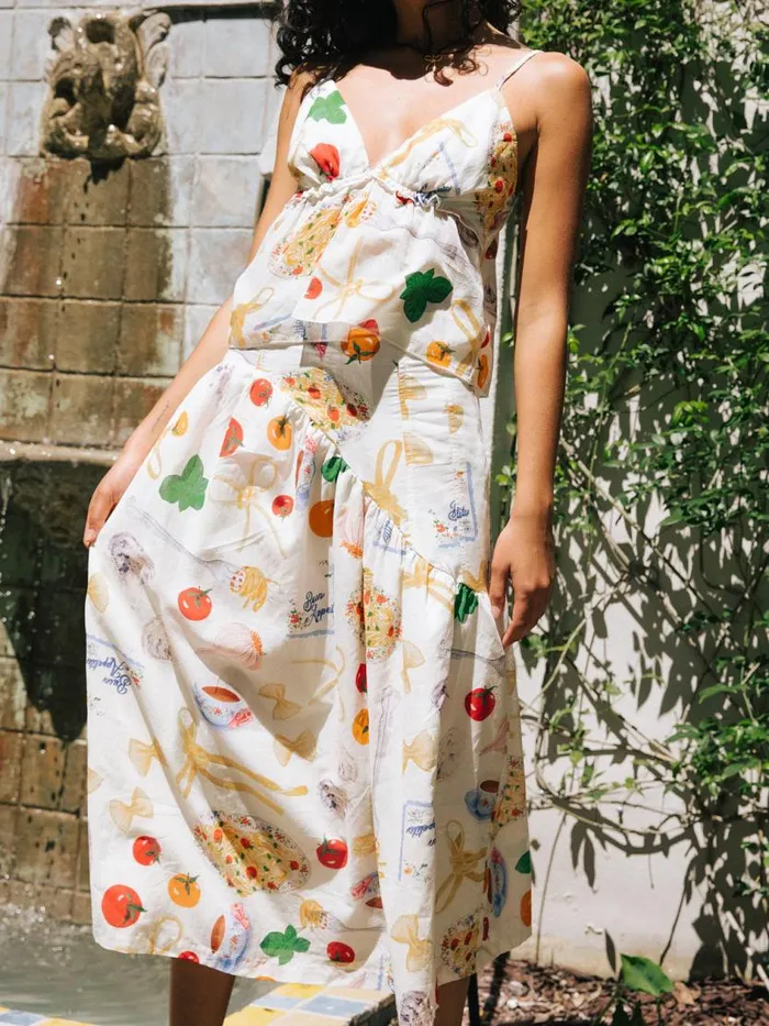 Women Maeve Midi Skirt Buon Appetito Ivory Lisa Says Gah Bottoms