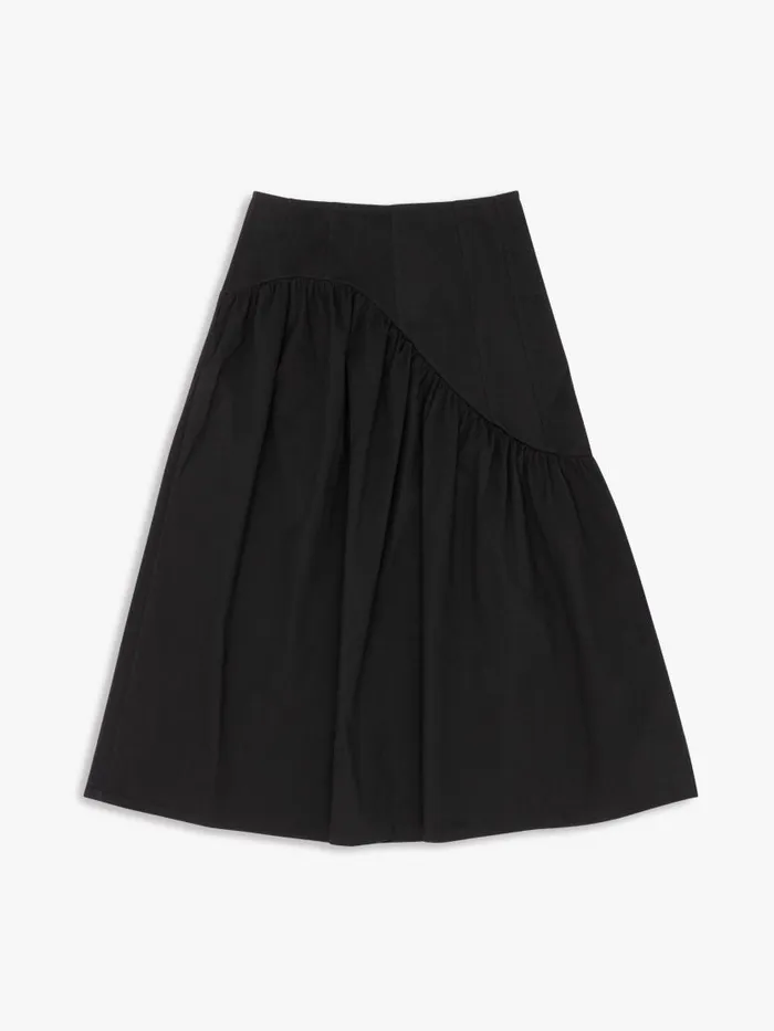 Women Maeve Midi Skirt Caviar Twill Lisa Says Gah Skirts