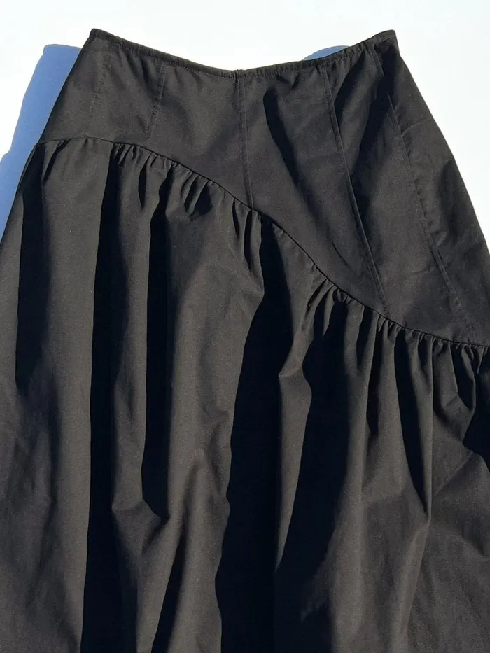 Women Maeve Midi Skirt Caviar Twill Lisa Says Gah Skirts