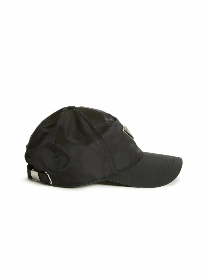WomenMen GUESS Certosa Nylon Baseball Hat Black Floral Print Hats and Scarves