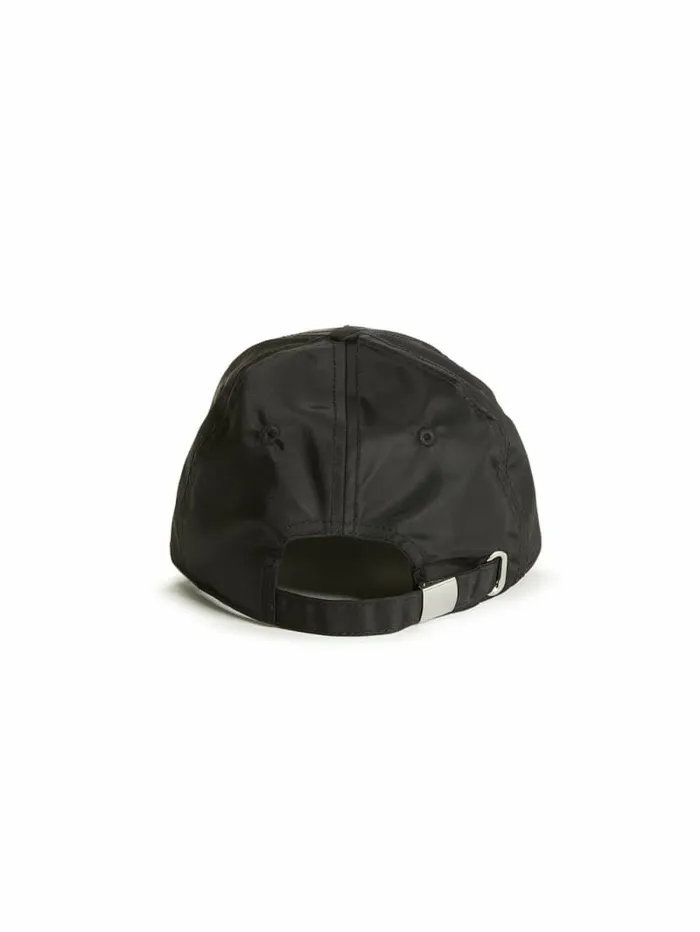 WomenMen GUESS Certosa Nylon Baseball Hat Black Floral Print Hats and Scarves