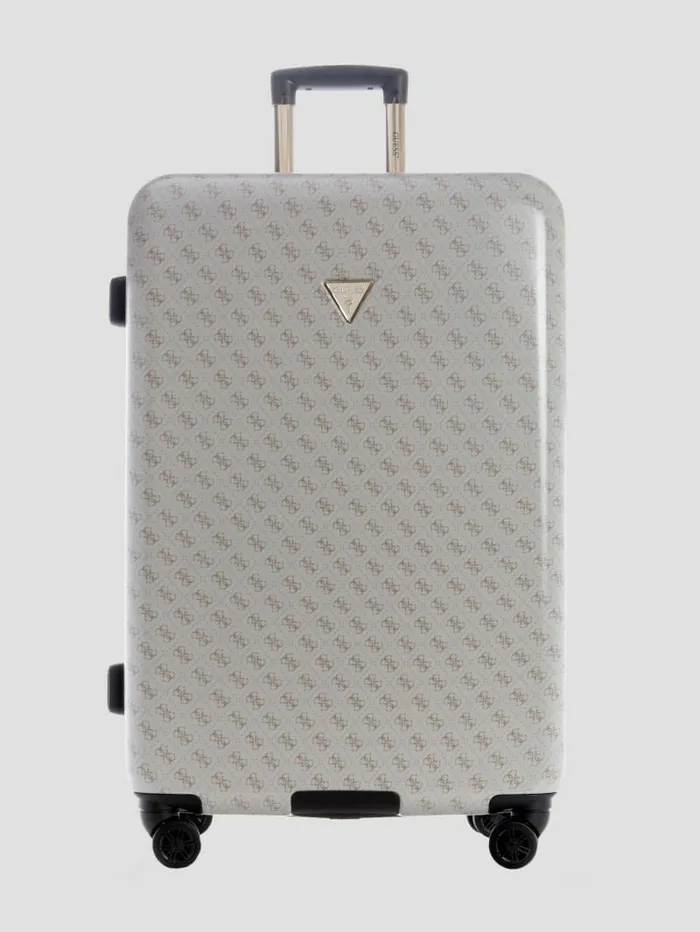 WomenMen Handbags GUESS Jesco 288243 8Wheel Suitcase Dove