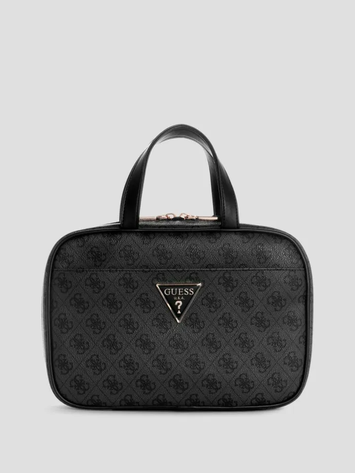 WomenMen Jesco Hanging Cosmetic Bag Coal Multi Luggage and Travel Bags GUESS