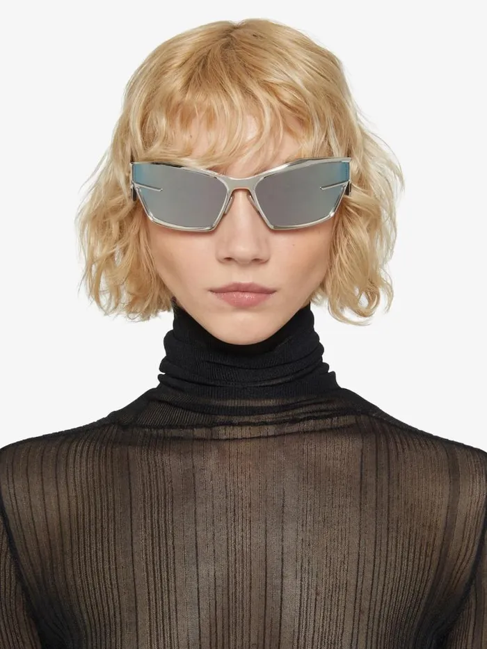 WomenMen Sunglasses Givenchy Giv Cut Unisex Sunglasses In Metal Silvery WomenMen Sunglasses Givenchy Giv Cut Unisex Sunglasses In Metal Silvery