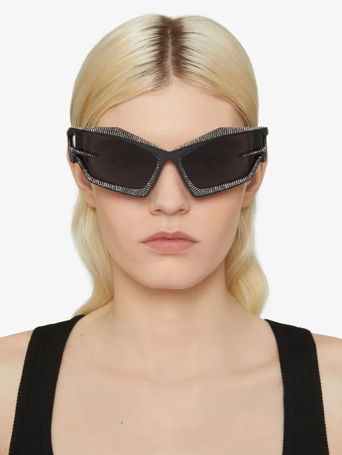 WomenMen Sunglasses Givenchy Giv Cut Unisex Sunglasses With Crystals Black WomenMen Sunglasses Givenchy Giv Cut Unisex Sunglasses With Crystals Black