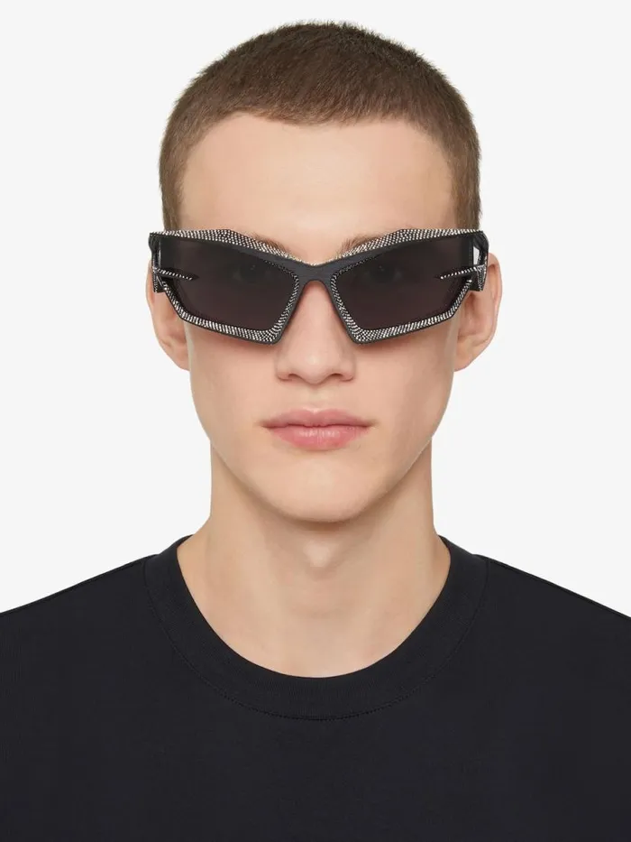 WomenMen Sunglasses Givenchy Giv Cut Unisex Sunglasses With Crystals Black WomenMen Sunglasses Givenchy Giv Cut Unisex Sunglasses With Crystals Black