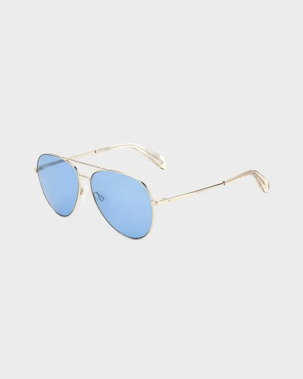 WomenMen Sunglasses rag and bone Ren Dark Ruthenium GreyGold Beige