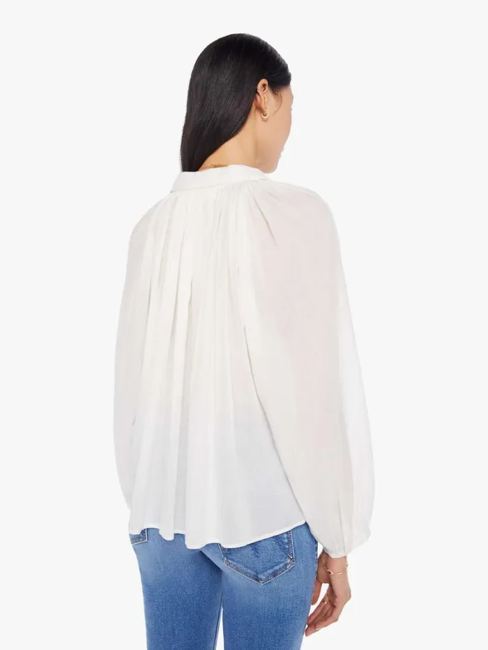 Women Mother Denim Fabienne Shirt White