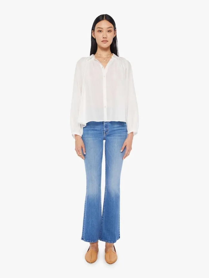 Women Mother Denim Fabienne Shirt White