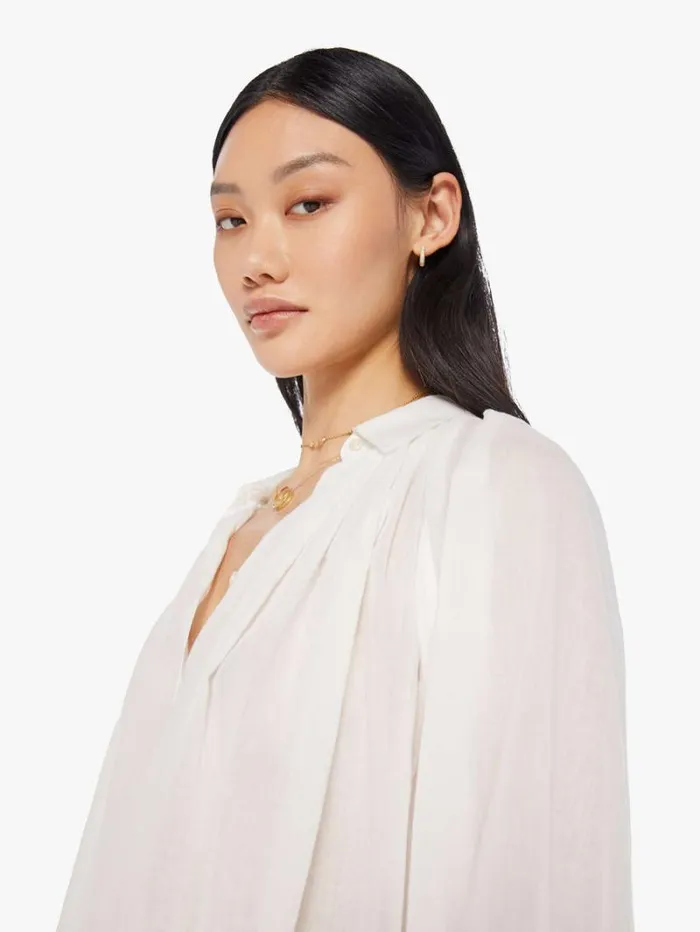 Women Mother Denim Fabienne Shirt White