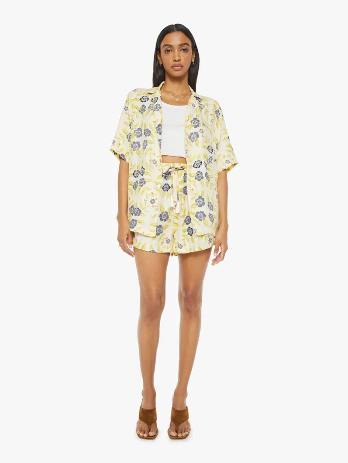Women Mother Denim Kevin Shirt Prairie Indigo