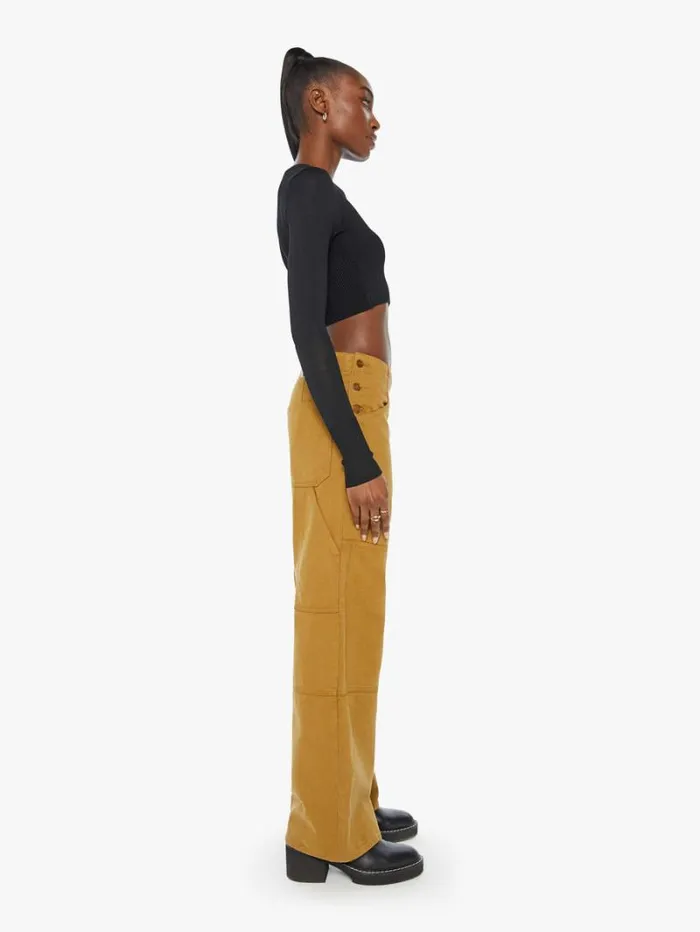 Women Mother Denim Snacks The Smoothie Utility Skimp Bronze Mist