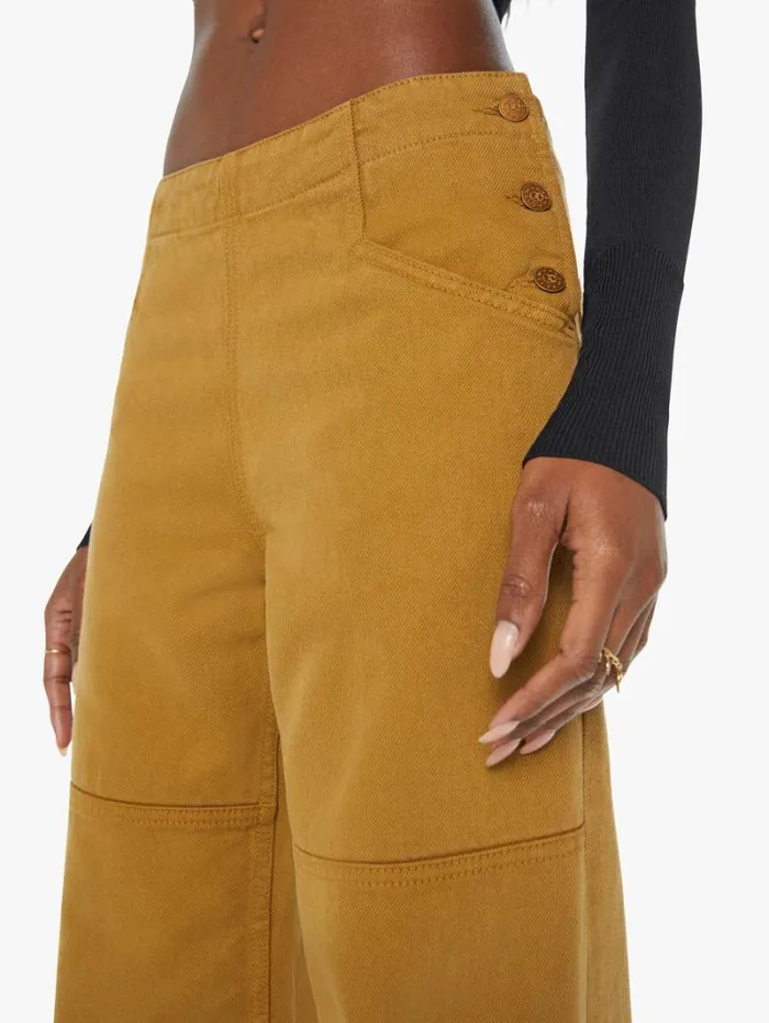 Women Mother Denim Snacks The Smoothie Utility Skimp Bronze Mist