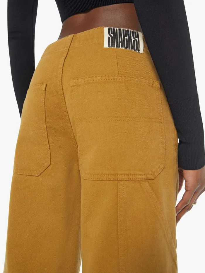 Women Mother Denim Snacks The Smoothie Utility Skimp Bronze Mist