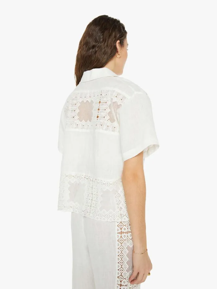 Women Mother Denim Stevie Picnic Eyelet Shirt Ivory Women Mother Denim Stevie Picnic Eyelet Shirt Ivory