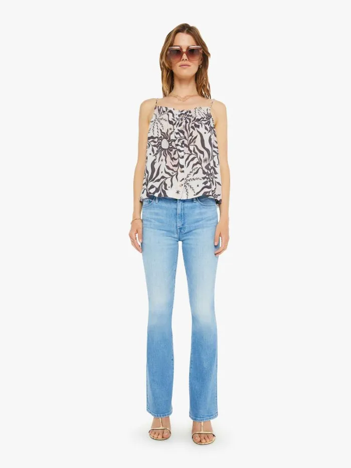 Women Mother Denim Tavi Top Moon Stone Helios