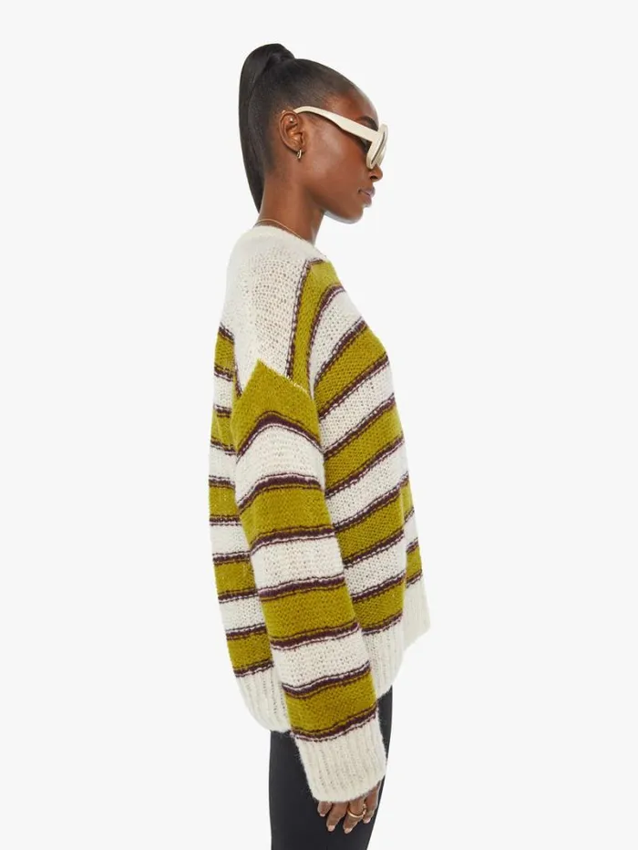 Women Mother Denim The Biggie Jumper Swipe Stripe Women Mother Denim The Biggie Jumper Swipe Stripe