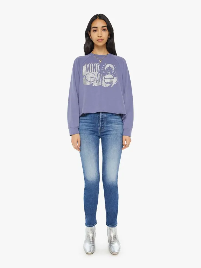 Women Mother Denim The Boost Crop CutOff Mind Games Women Mother Denim The Boost Crop CutOff Mind Games