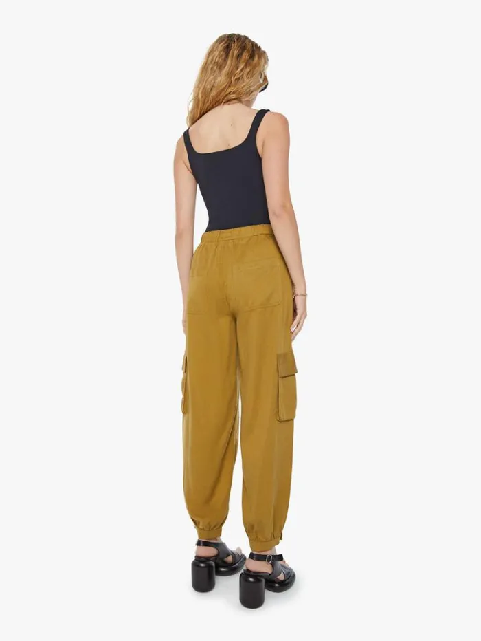 Women Mother Denim The Curbside Cargo Quickie Cinch Bronze Mist Women Mother Denim The Curbside Cargo Quickie Cinch Bronze Mist