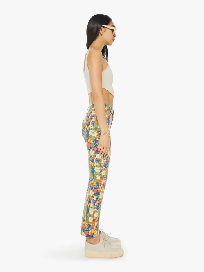 Women Mother Denim The Insider Flood Cosmic Blooms
