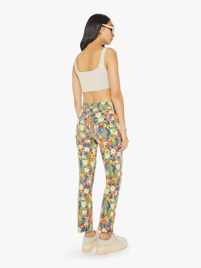 Women Mother Denim The Insider Flood Cosmic Blooms