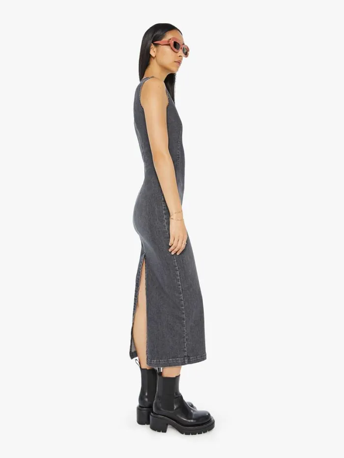 Women Mother Denim The Swerve Dress Up In Smoke