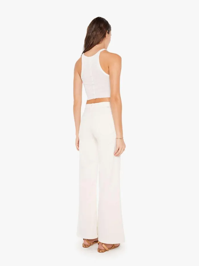 Women Mother Denim The Twister Skimp Cream Puffs