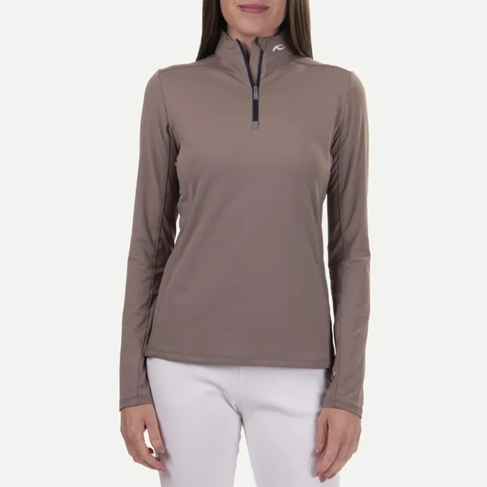 Women Movement HalfZip Taupe KJUS Midlayers and Sweaters