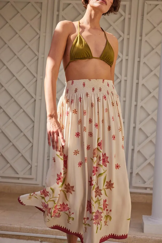 Women Natalie Martin Bottoms Bella Skirt Starflower Cream