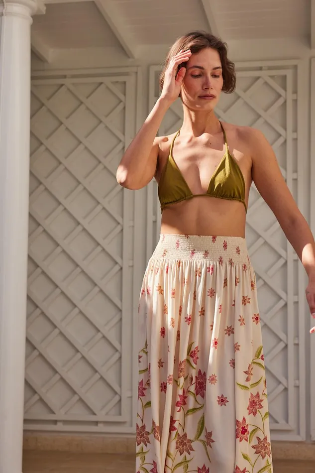 Women Natalie Martin Bottoms Bella Skirt Starflower Cream