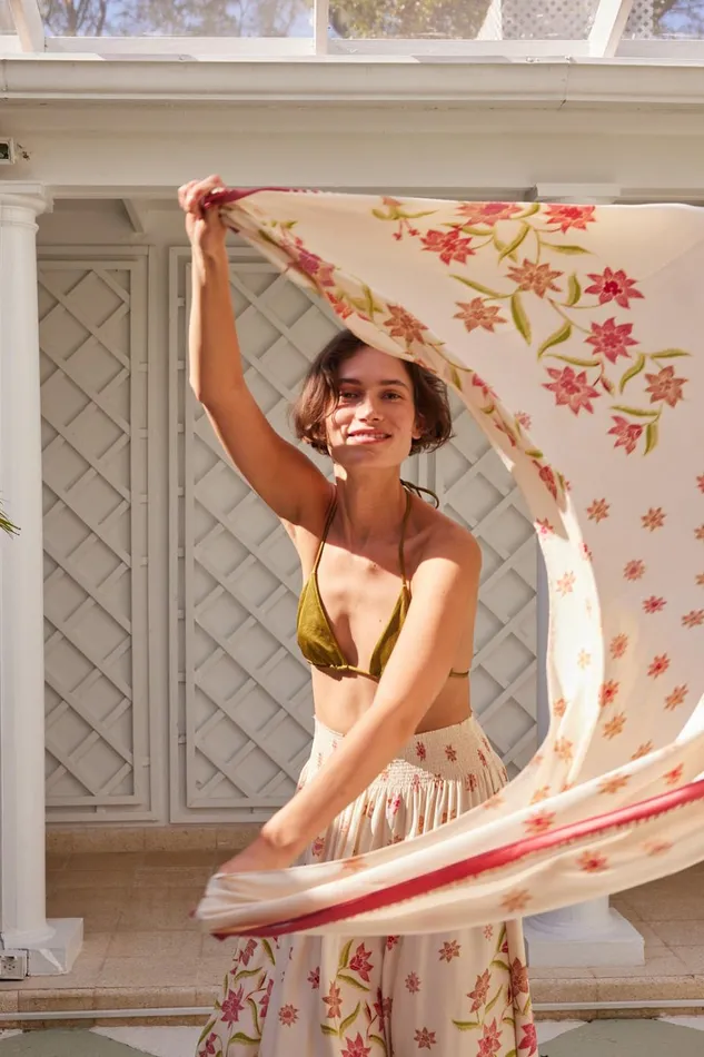 Women Natalie Martin Bottoms Bella Skirt Starflower Cream