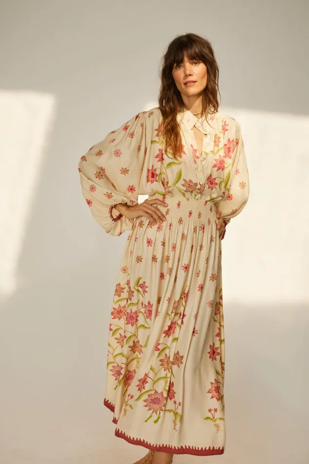 Women Natalie Martin Bottoms Bella Skirt Starflower Cream
