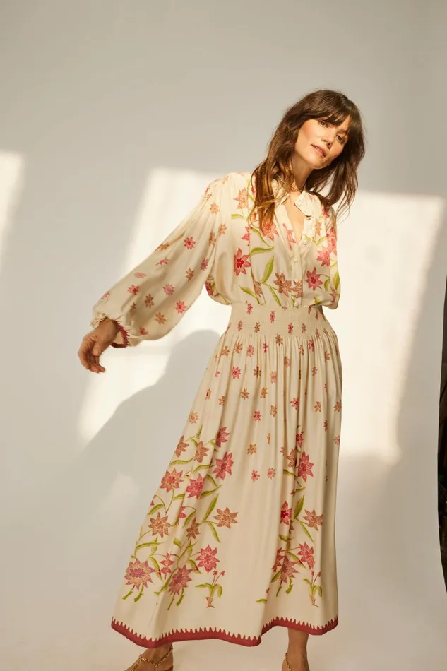 Women Natalie Martin Bottoms Bella Skirt Starflower Cream