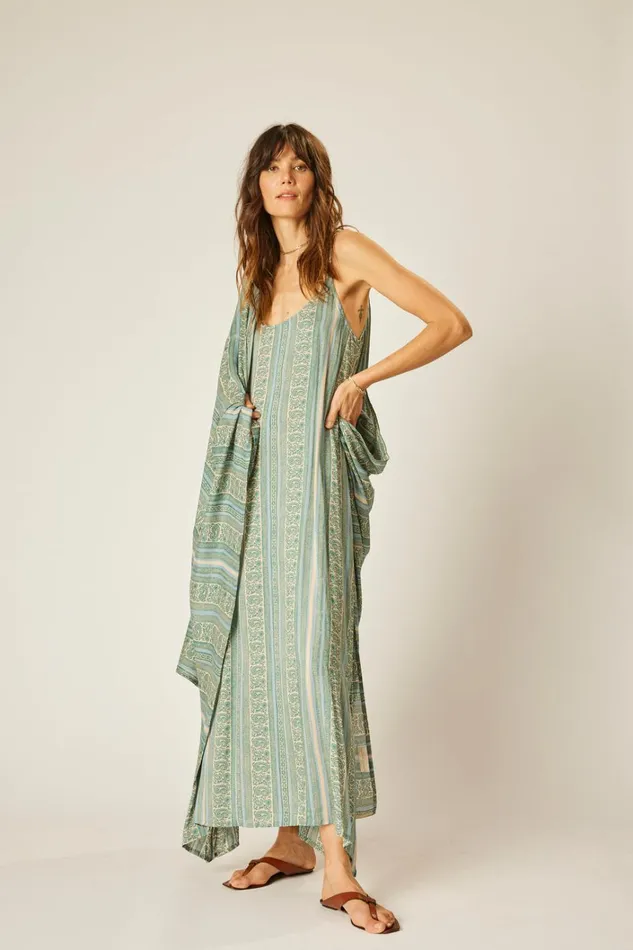 Women Natalie Martin Bottoms Sarong Paisley Stripe Pool Women Natalie Martin Bottoms Sarong Paisley Stripe Pool