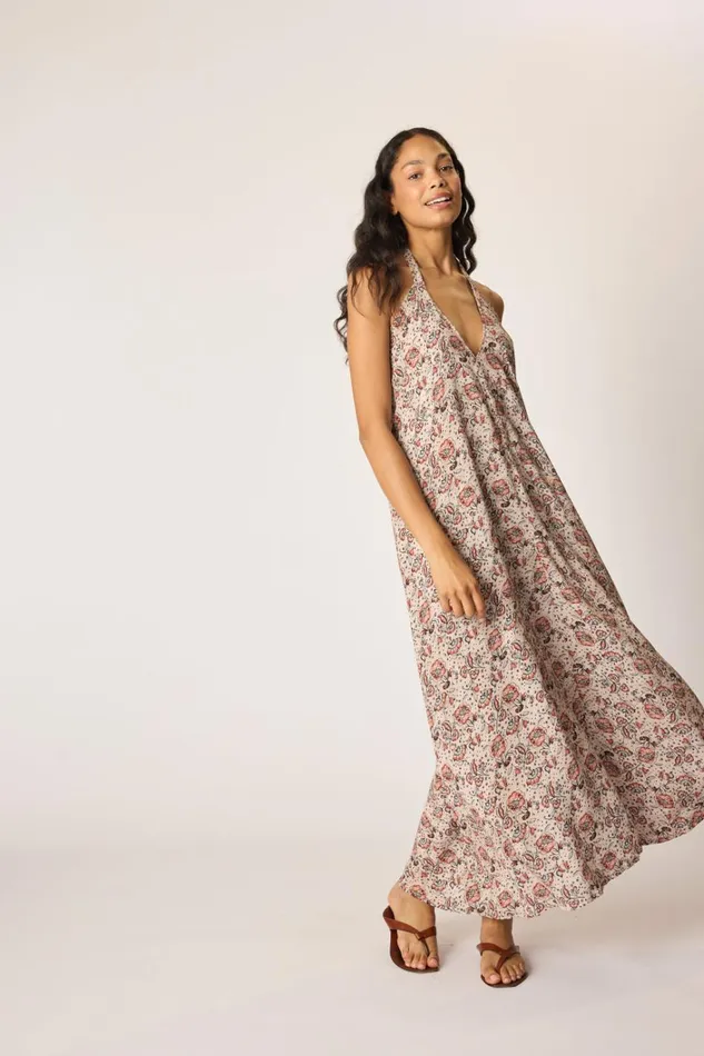Women Natalie Martin CoverUps Lola Dress Heirloom Rose