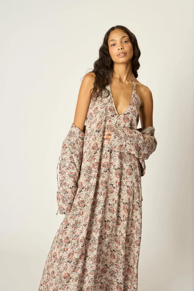Women Natalie Martin CoverUps Lola Dress Heirloom Rose