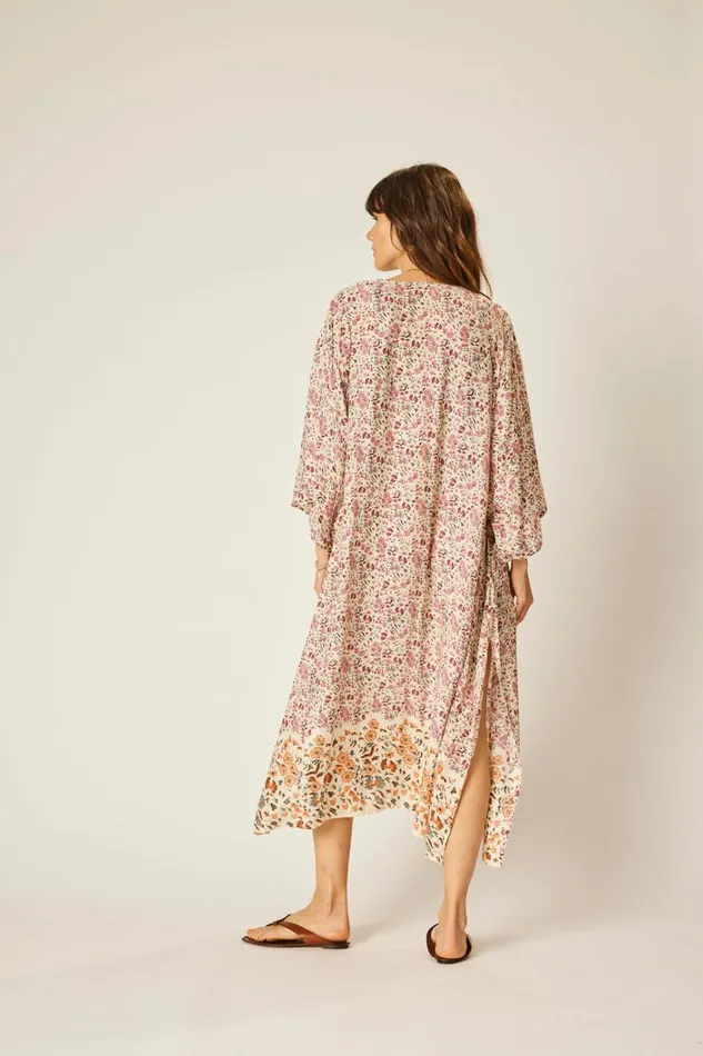Women Natalie Martin CoverUps Marin Dress With Sash Petite Fleur Rose
