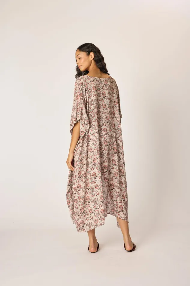 Women Natalie Martin CoverUps Paulina Caftan Heirloom Rose