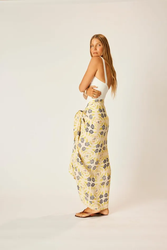 Women Natalie Martin CoverUps Sarong Prairie Indigo Women Natalie Martin CoverUps Sarong Prairie Indigo