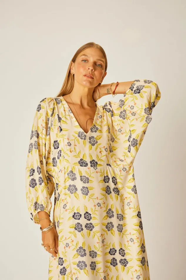 Women Natalie Martin Dresses Alice Dress Prairie Indigo