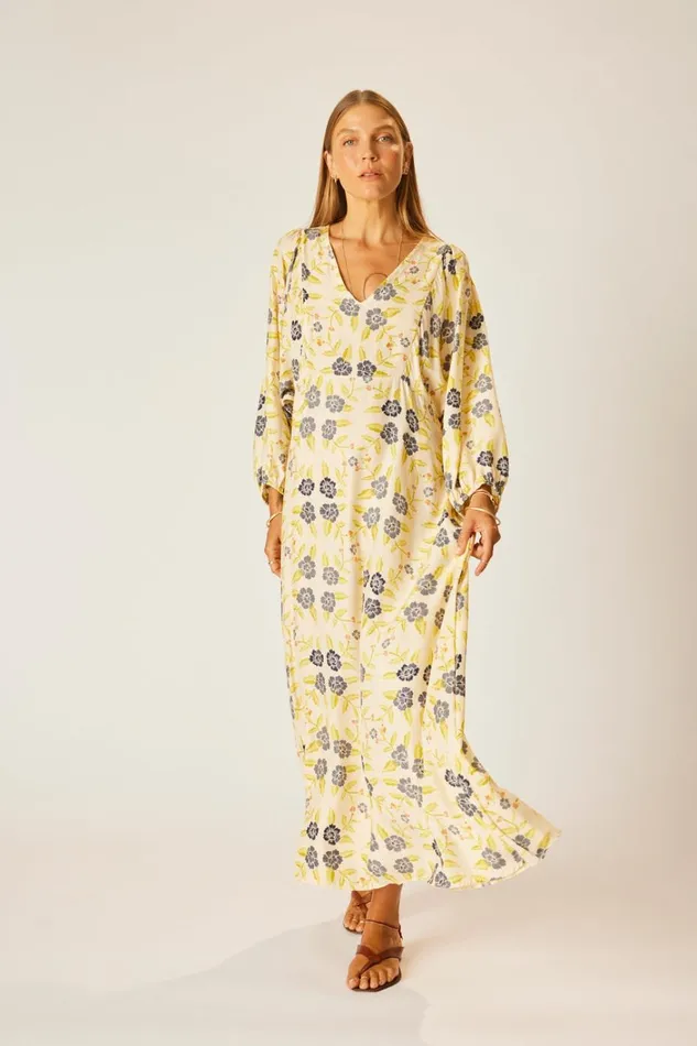 Women Natalie Martin Dresses Alice Dress Prairie Indigo