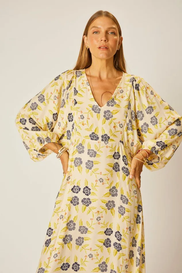 Women Natalie Martin Dresses Alice Dress Prairie Indigo