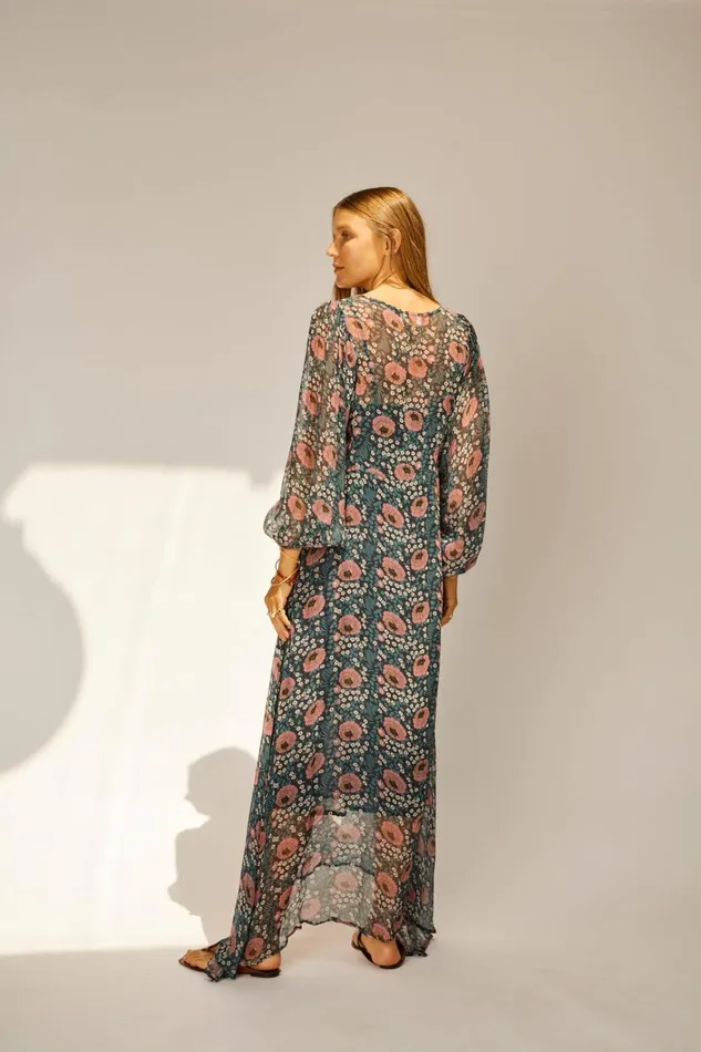 Women Natalie Martin Dresses Alice Dress Vintage Flowers Indigo