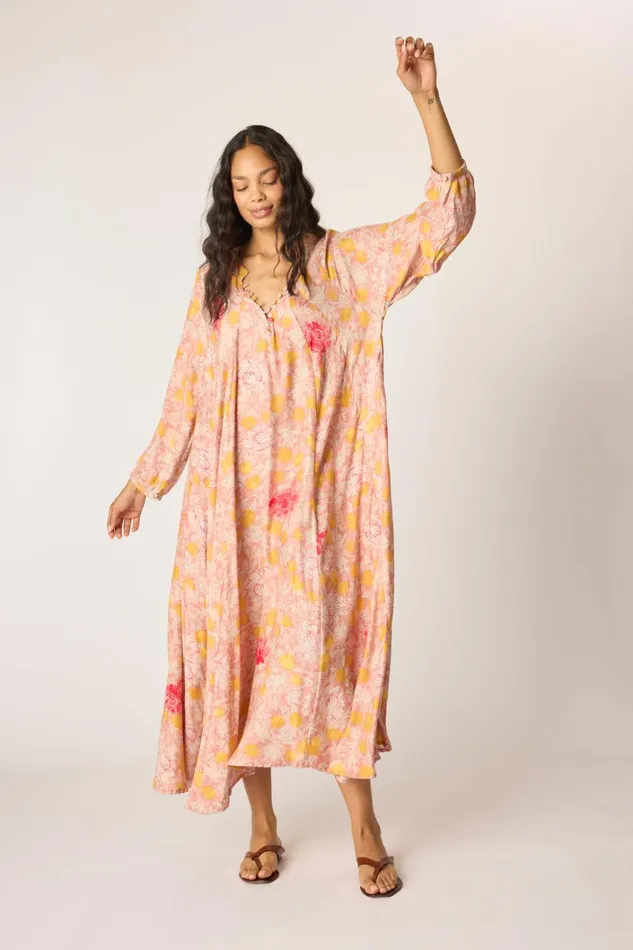 Women Natalie Martin Dresses Fiore Maxi Lehua Sunset