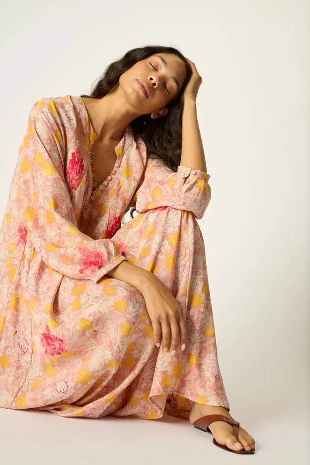 Women Natalie Martin Dresses Fiore Maxi Lehua Sunset