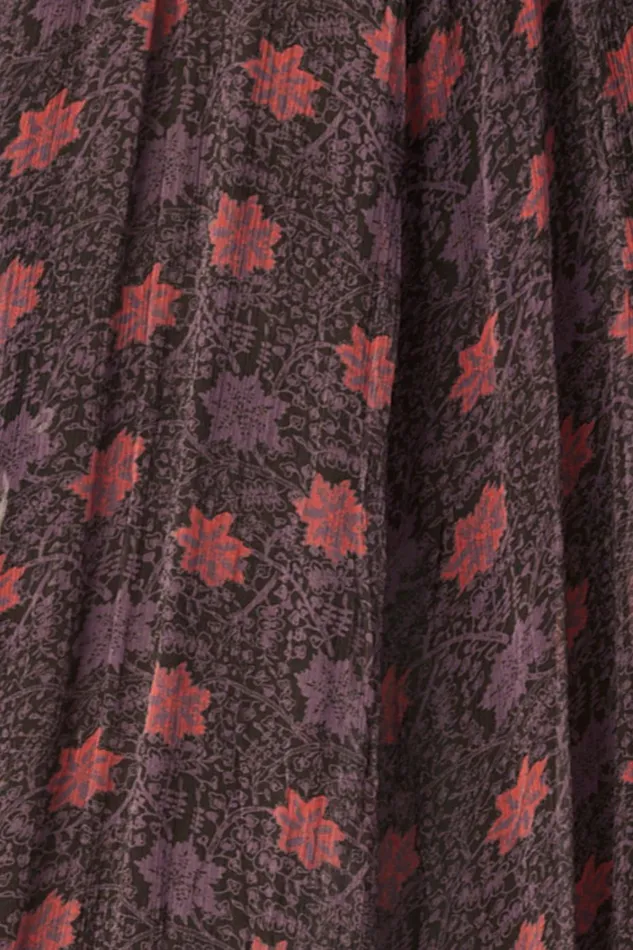 Women Natalie Martin Dresses Fiore Maxi Snowflake Aubergine